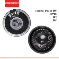 1/2/3/5 Round Internal Magent Speaker Shell 8ohm 1W 30mm Dia