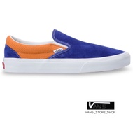 vans.VANS SLIP ON P&C ROYAL BLUE APRICOT BUFF SNEAKERS สินค้ามีประกันแท้
