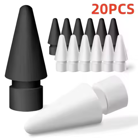 Replacement Pencil Tips for Apple Pencil 1/2nd Nibs Metal Precise Control Fine Point Tips for iPad P