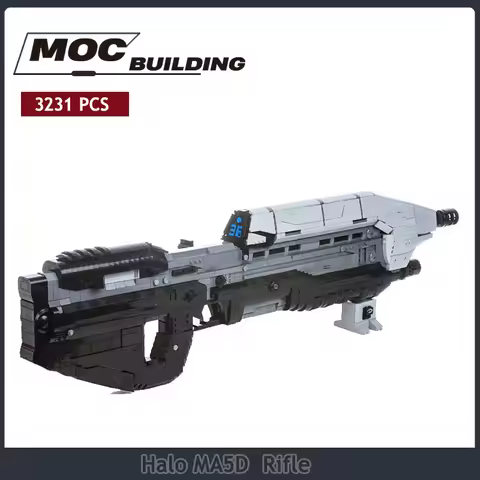 Ma5d Rifle MOC Building Block DIY Assembly Set Model Technology Bricks Interstellar Military Series 