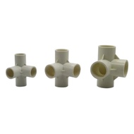 32mm UPVC 4 way elbow pipe fitting pipe connector