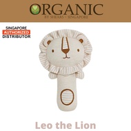 Shears Organic Baby Soft Toy Toddler Squeaker Leo the Lion