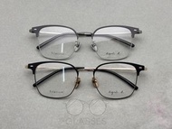 Agnes b. model：AB70118 C02  size：52-19-145總寬148框高45重量15克鈦金屬眼鏡 男女款眼鏡框提供數據可配鏡片