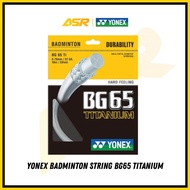 Yonex Badminton String BG65 Titanium / Tali Badminton Yonex BG65 Titanium