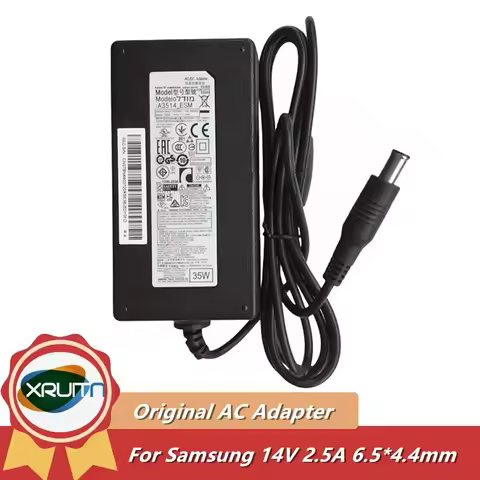 Original A3514-ESM 14V 2.5A 35W AC/DC Adapter Charger for Samsung LS27C350HS/ZAS27C350H LED Monitor 