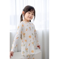 Coastberry Cottage Bunnies Bamboo Long Sleeve 2 Pc Set + (Bamboo, Eczema-friendly, Kids, Pyjamas, Bu