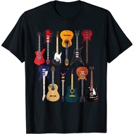 Vintage Guitar Collection Music Lover T-Shirt