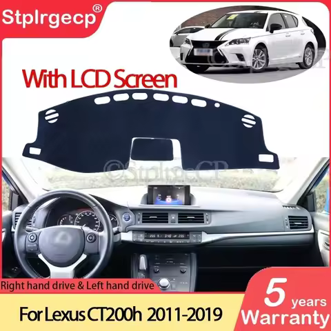 for Lexus CT200h 2011~2019 CT 200 200h F Sport Anti-Slip Mat Dashboard Cover Pad Sunshade Dashmat Ca