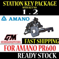 Amano Watchman Clock Station Key  -Amano Key NO 1,2,3- Amano Key Set