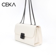 CEKA Tas Selempang Wanita Bag Croco Mini Tali Rantai Pesta Kondangan Terbaru Sling Bag - Emelia Bag