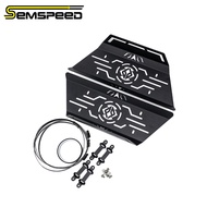 SEMSPEED Exhaust Heat Shield Cover สำหรับ RMAX RA250 RA401 AQS401 RA600 อุปกรณ์ตกแต่งรถจักรยานยนต์ อ