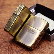 Zippo Original American Brass 1941B Three Sided Undercut Retro Lighter LT-0542