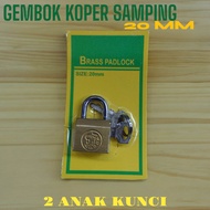 GEMBOK KOPER SAMPING 20MM KECIL KUNING ALAT PENGAMAN GEMBOK MURAH J2212