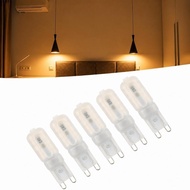JONY1PH 5 Pack LED Light Bulb, T4 G9 Bulb, High Brightness Dimmable 22 LED AC 110-140V LED Bulb Land