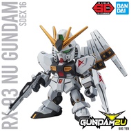 BANDAI SDEX Nu Gundam - SD Gundam EX-Standard 16 RX-93 Gundam Char's Counter Attack Plastic Model Ki