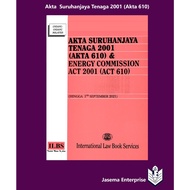 Akta Suruhanjaya Tenaga 2001 (Akta 610) & Energy Commission Act 2001 (Act 610) (Hingga 1hb September
