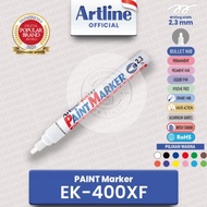 Car Tire Marker Banners Thick Ink Aluminum Polyacetal Resin 2.3mm White Artline EK-444XF