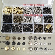 Combination Tool Kit Metal Set+ 140Cross-border Button Snap Fasteners with Tools and Rivets Supply V