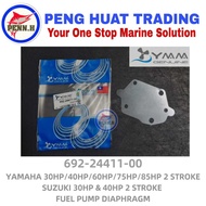 GASKET FUEL PUMP AC PUMP YAMAHA OUTBOARD 30/40/60/75/85HP FUEL PUMP DIAPHRAGM P/N: 692-24411-00