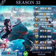 JOKI MLBB / MLBB BOOSTING / JOKI MOBILE LEGEND by TSY