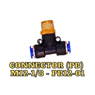 CONNECTOR (PB) M12-1/8 - PB12-01