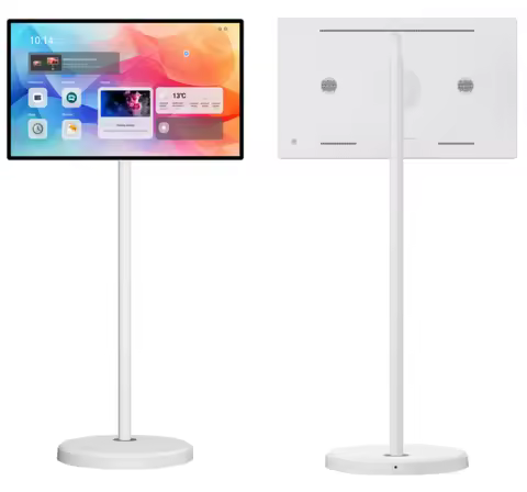 LCD Mobile Monitor Wireless Long Battery Life 24 27 32 Inch Touch Screen Android Rotating Smart Port