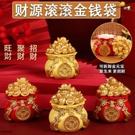 Money Money Bag Money Bag Money Ornaments Money Rolling Money Bag Ingot Ornaments Lucky Bag Feng Shu