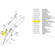 RXZ PROTECTOR EXHAUST, COVER EXHAUST COVER
