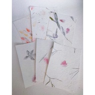 Floral Dongba Paper Bundle (A5 size X 6 pcs)