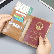 Soft PU Leather RFID Passport Holder Multi-function Travel Passport Cover Beg Pasport Sarung Pasport