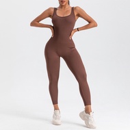 Topsports Europe America Hot Sale Threaded Knitted Trousers 0 Bondage Running Yoga Jumpsuit Seamless