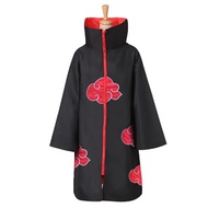 Anime Uchiha Tobi Obito Costume Akatsuki Cosplay Cloak Birthday Party Headband Accessories Metal Rin