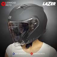 LAZER JH6 ZONDA MOTORCYCLE HELMET (PSB APPROVED)