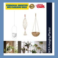 IKEA Hanging Planter For Plant Potted Pot Fejka Basket Rope Indoor Outdoor Pasu Gantung