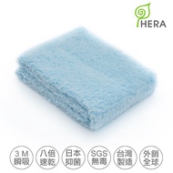 HERA 3M專利瞬吸快乾抗菌超柔纖-運動毛巾3入組 晴空藍