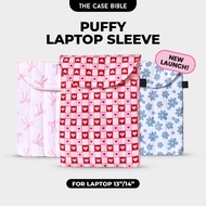 Puffy Laptop Sleeve - Laptop Tablet Case 13 14 inch Puffy Laptop Sleeve 13 inch Laptop Sleeve 14 inc