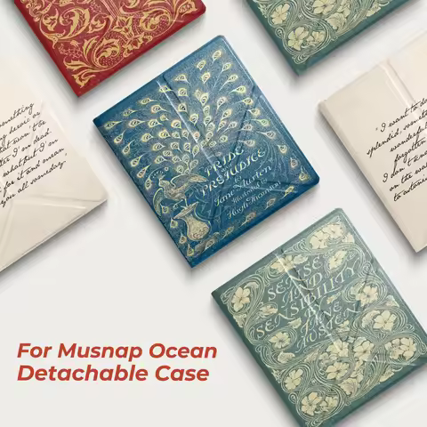 For Musnap Ocean Ocean5c iReader Ocean5pro Ocean5c 7 Inch Twosheep Magnetic Case Detachable Sleep Wa