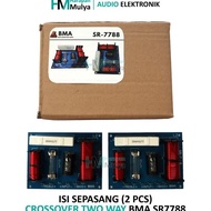 Sale! [1 set = 2 pcs] Crossover 2 Way / Two Way Bass dan Tweeter BMA SR7788
