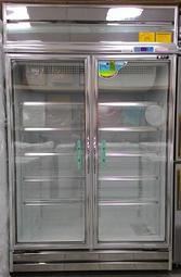 冠億冷凍家具行 台灣製瑞興冷藏展示冰箱/玻璃冰箱/冷藏冰箱/雙門960L/(RS-S2003)