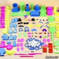 Kinetic Sand and Flexible Sand Plastic Mold Set, Creative Biological Dough Clay Set.