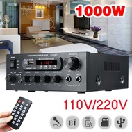 Bluetooth Amplifier EQ Audio Karaoke Home Theater FM Radio 1000W