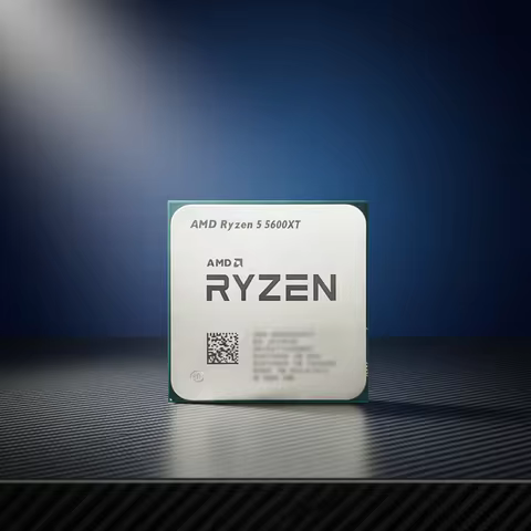 AMD Ryzen 5 5600XT R5 5600XT Desktop CPU Processor 6-Core 12-Thread 3.5GHz Boost 4.6GHz 32MB L3 Cach