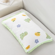 Kids 100% Cotton Pillow Case with Zipper Breathable Cute Cartoon Children 1pc Pillow Cover for Baby 