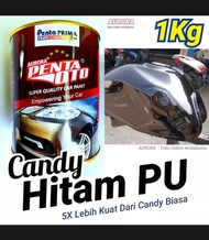 Cat Penta Hitam Candy Tone Black PU Penta Oto Candytone Black Hitam 1 kg 1 kilo Cat Mobil Motor
