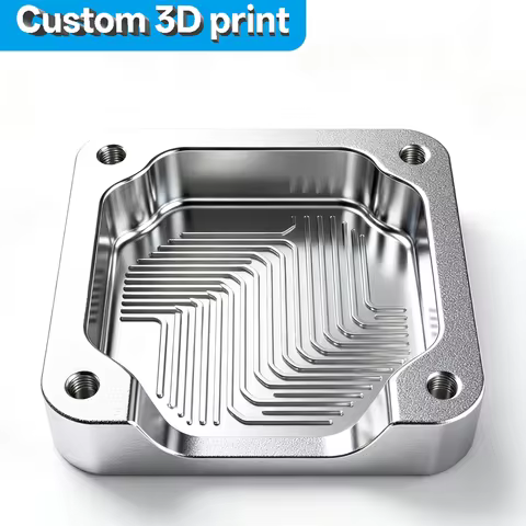 Custom Aluminum Parts 3D Metal Aluminum Printing Services CNC Machining Precision Manufacturing SLM 