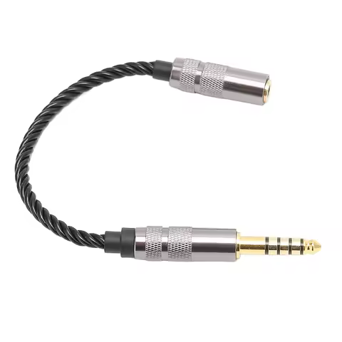 Headphone Adapter Cable 4.4MM Balanced Male to 3.5MM Stereo Female Adapter Cable for Sony NW‑ZX507 D