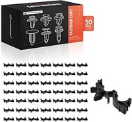 A-Premium 50PCS Nylon Retainer Clip Fasteners Compatible with Oldsmobile 88, 442, Classic 98, Cutlas