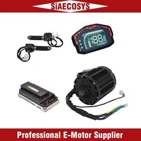 QSMOTOR QS138 7500W Max Continous 90H 4000W Rated Mid Drive Motor With VOTOL EM150/EM200 electric mo