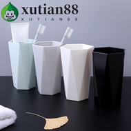 XUTIAN Bathroom Tumblers Milk Plastic Reusable C0ffee Mug Bathroom Supplies Cup Drinkware Storage Dr