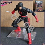 CT Toys Exclusive MAFEX999 Comic Version Daredevil Collectible Figure Black Costume Matt Murdock Hea